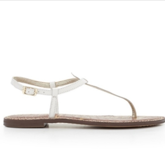 Sam Edleman Gigi Thong T-strap Flat Sandals Sz 7.5 - Picture 3 of 6